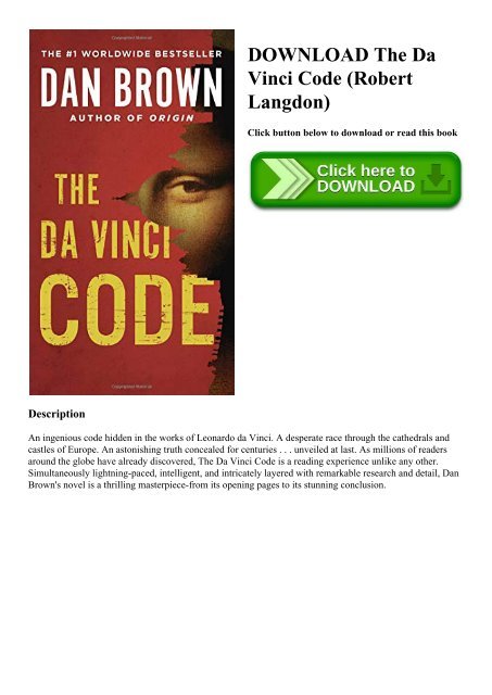 Da vinci code illustrated ebook free download reader